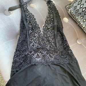 NEW Shirley of Hollywood Sheer Nighty Set